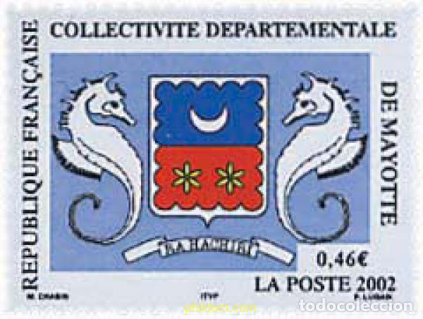 Sellos: 86184 MNH MAYOTTE 2002 COLECTIVIDAD DEPARTAMENTAL