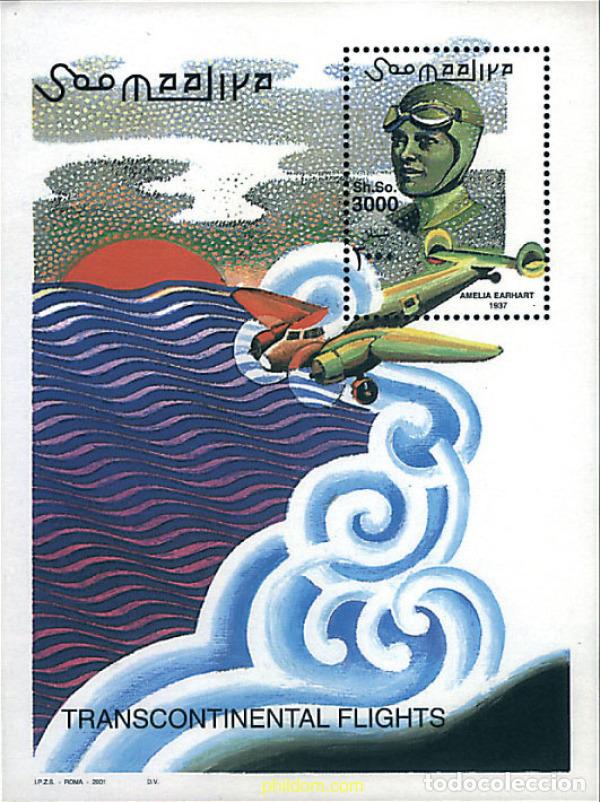 Sellos: 86382 MNH SOMALIA 2001 VUELOS TRANSCONTINENTALES