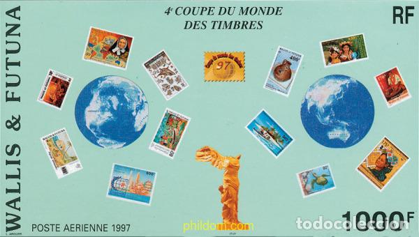 Sellos: 119219 MNH WALLIS Y FUTUNA 1997 4 COPA MUNDIAL DEL SELLO Y 51 SALON FILATELICO