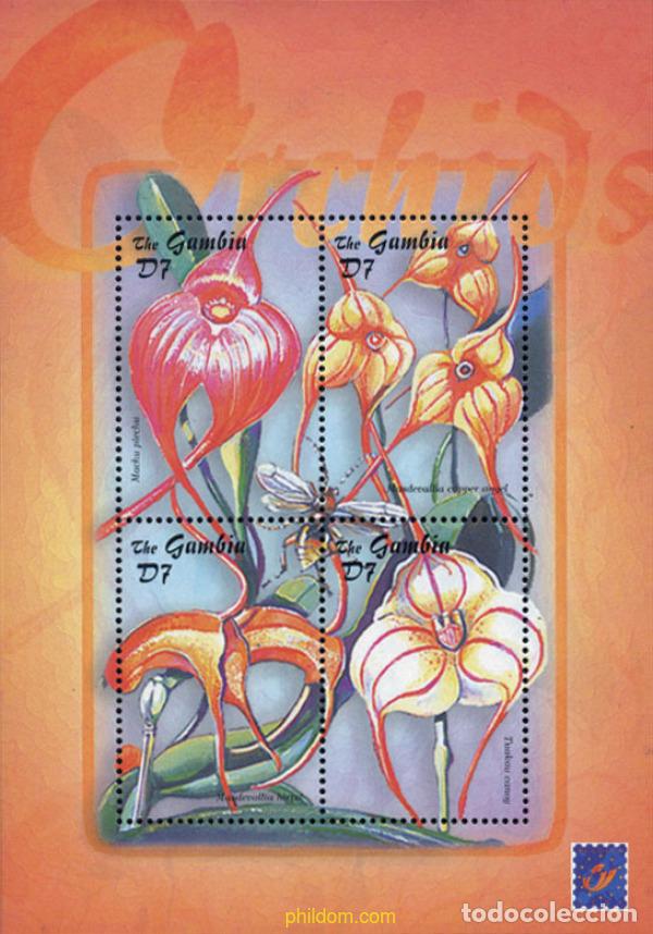Sellos: 251650 MNH GAMBIA 2001 ORQUIDEAS DE GAMBIA