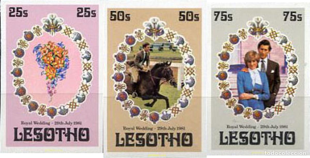 Sellos: 13066 MNH LESOTHO 1981 BODA DEL PRINCIPE CARLOS Y LADY DIANA SPENCER
