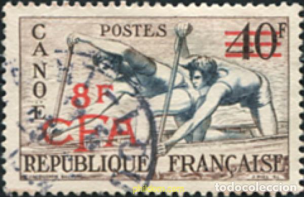 Sellos: 667270 USED REUNION 1953 MOTIVOS VARIOS