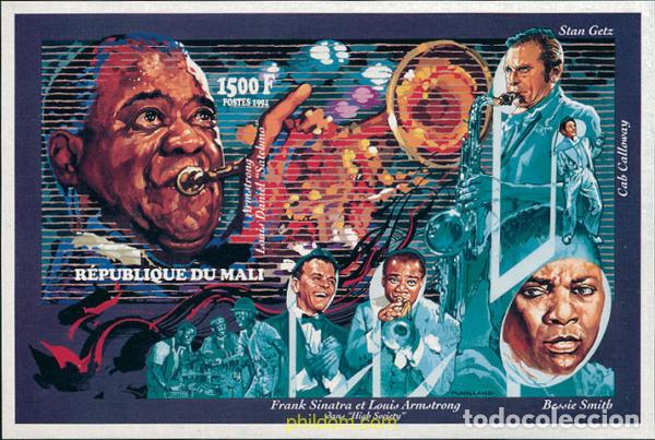 Sellos: 113 MNH MALI 1994 MUSICOS DE JAZZ