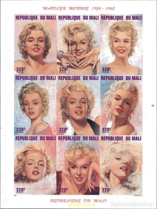 Sellos: 110121 MNH MALI 1996 MARILYN MONROE 1926-1962
