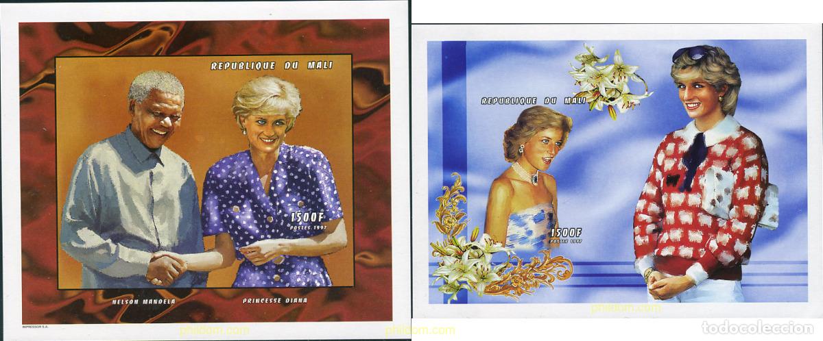 Sellos: 110137 MNH MALI 1997 EN HOMENAJE A LA PRINCESA DIANA