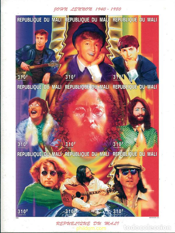 Sellos: 110118 MNH MALI 1996 JOHN LENNON 1940-1980