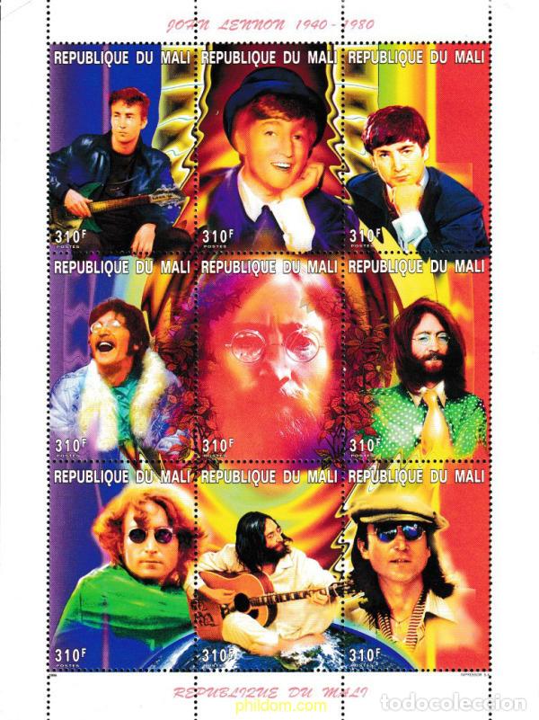 Sellos: 578339 MNH MALI 1996 JOHN LENNON 1940-1980