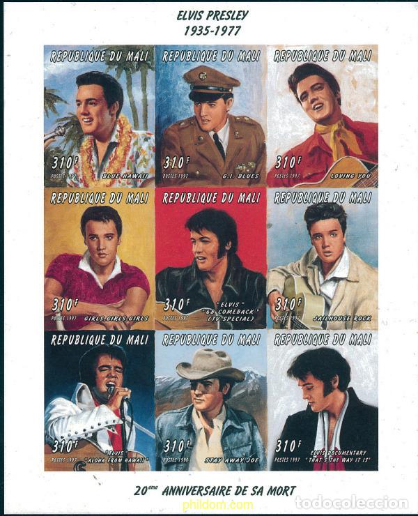 Sellos: 110106 MNH MALI 1997 ELVIS PRESLEY