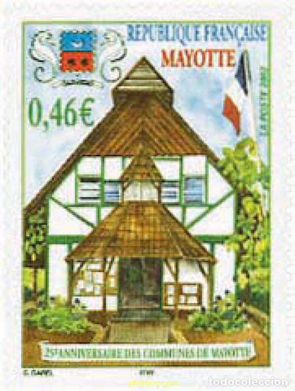 Sellos: 98574 MNH MAYOTTE 2002 25 ANIVERSARIO DE LAS COMUNAS DE MAYOTTE