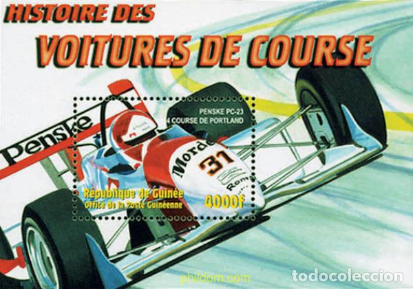 Sellos: 323758 MNH GUINEA 2002 HISTORIA DE LOS COCHES DE CARRERAS