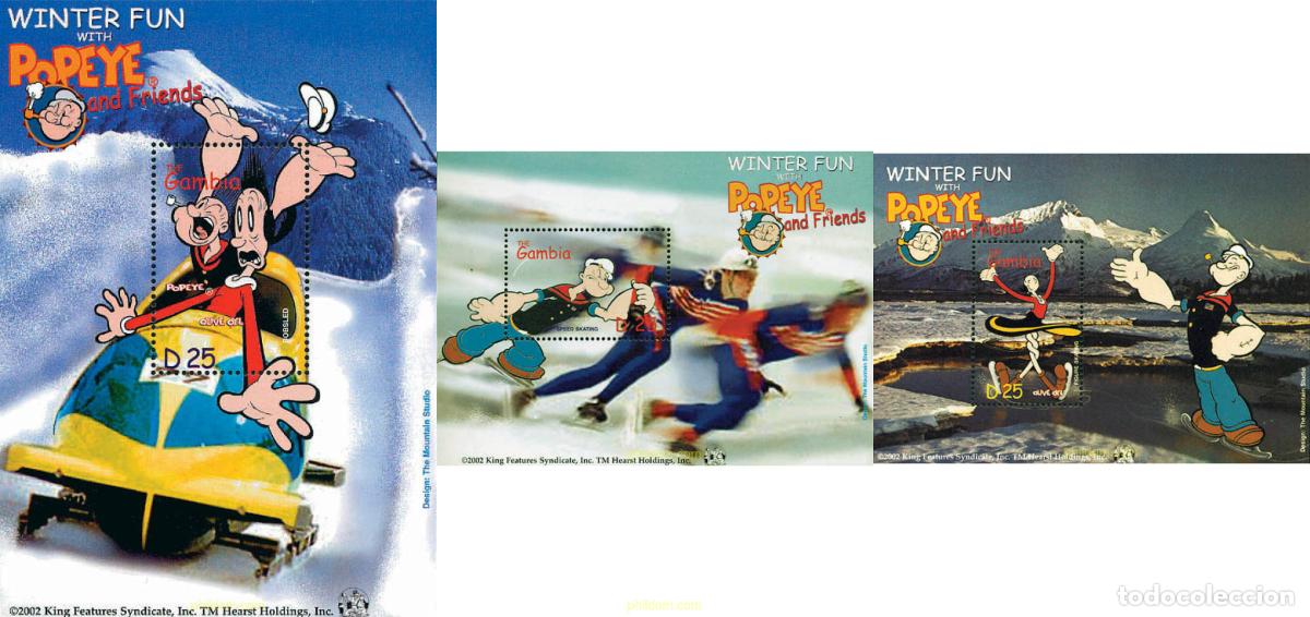 Sellos: 99400 MNH GAMBIA 2002 POPEYE