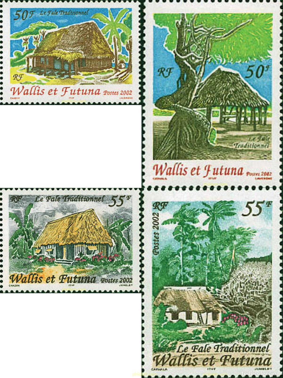 Sellos: 99998 MNH WALLIS Y FUTUNA 2002 CASAS TRADICIONALES