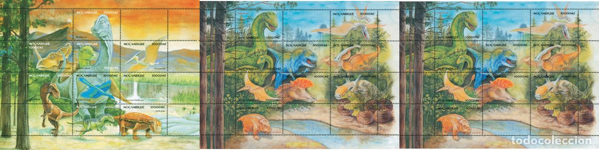 Sellos: 338198 MNH MOZAMBIQUE 2002 FAUNA PREHISTORICA
