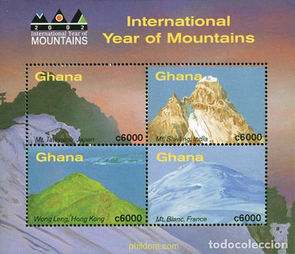 Sellos: 211297 MNH GHANA 2002 A&Ntilde;O INTERNACIONAL DE LA MONTA&Ntilde;A
