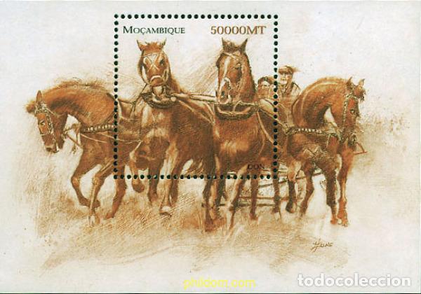 Sellos: 100632 MNH MOZAMBIQUE 2002 CABALLOS