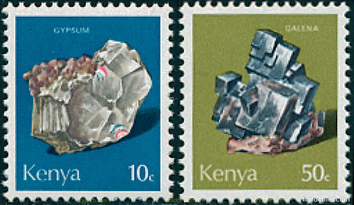 Sellos: 336793 MNH KENIA 1977 MINERALES