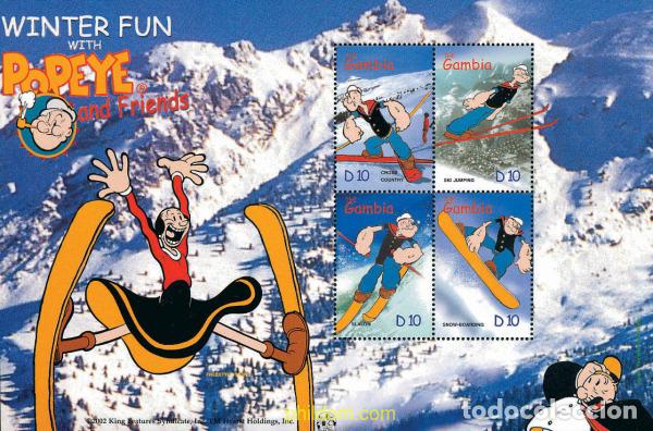 Sellos: 211066 MNH GAMBIA 2002 POPEYE
