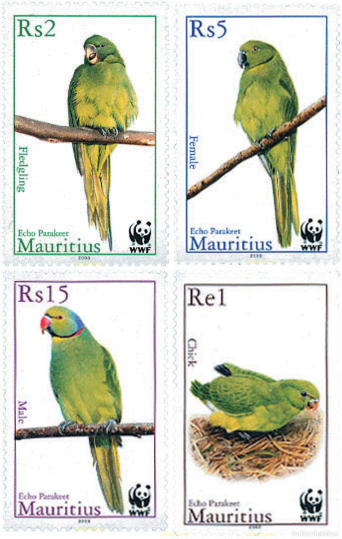 Sellos: 122356 MNH MAURICIO 2003 WWF