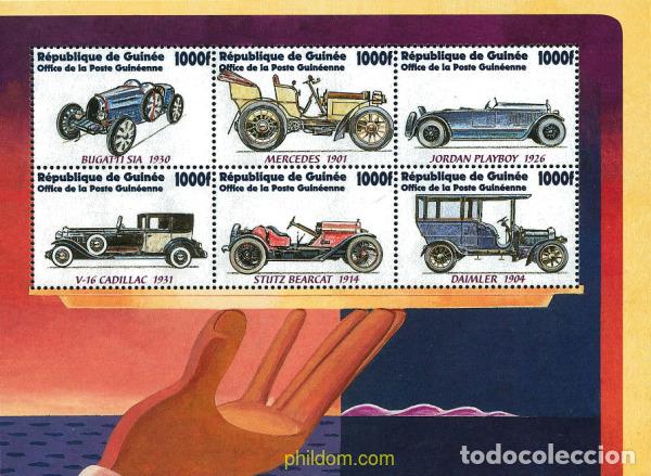 Sellos: 618267 MNH GUINEA 2002 COCHES CLASICOS