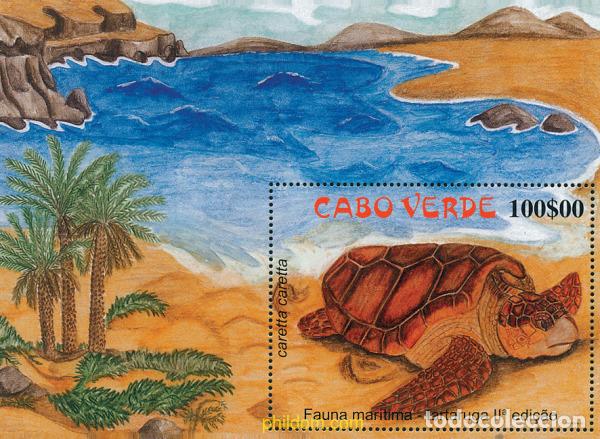 Sellos: 138544 MNH CABO VERDE 2002 TORTUGAS MARINAS