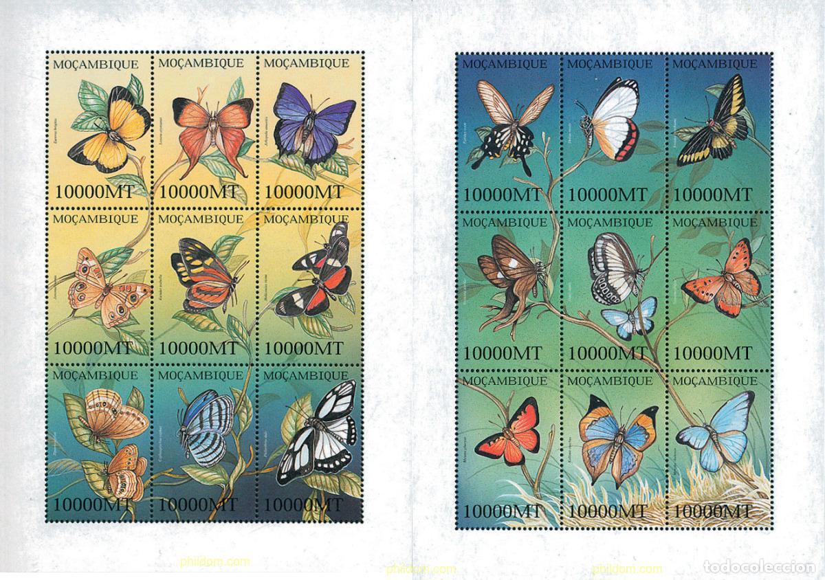 Sellos: 228402 MNH MOZAMBIQUE 2002 MARIPOSAS