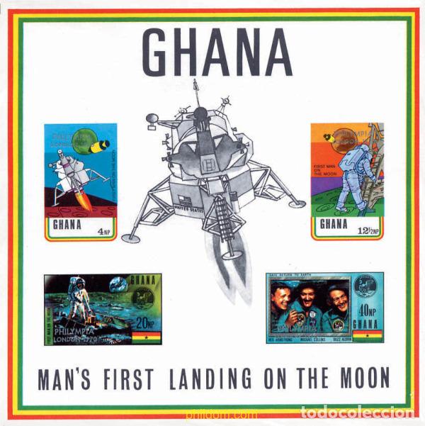 Sellos: 103897 MNH GHANA 1970 PHILYMPIA 70. EXPOSICION FILATELICA INTERNACIONAL