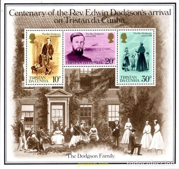 Sellos: 104758 MNH TRISTAN DA CUNHA 1981 CENTENARIO DE LA LLEGADA DEL REVERENDO DODGSON