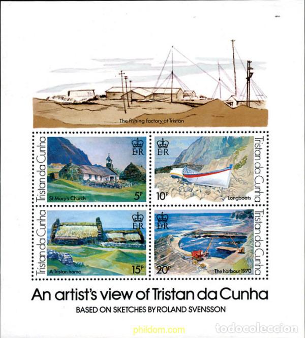 Sellos: 104843 MNH TRISTAN DA CUNHA 1978 PAISAJES DE ROLAN SVENSSON