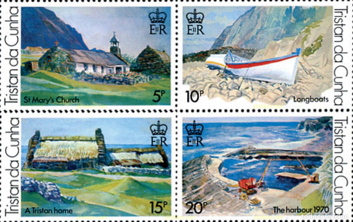 Sellos: 104840 MNH TRISTAN DA CUNHA 1978 PAISAJES DE ROLAN SVENSSON