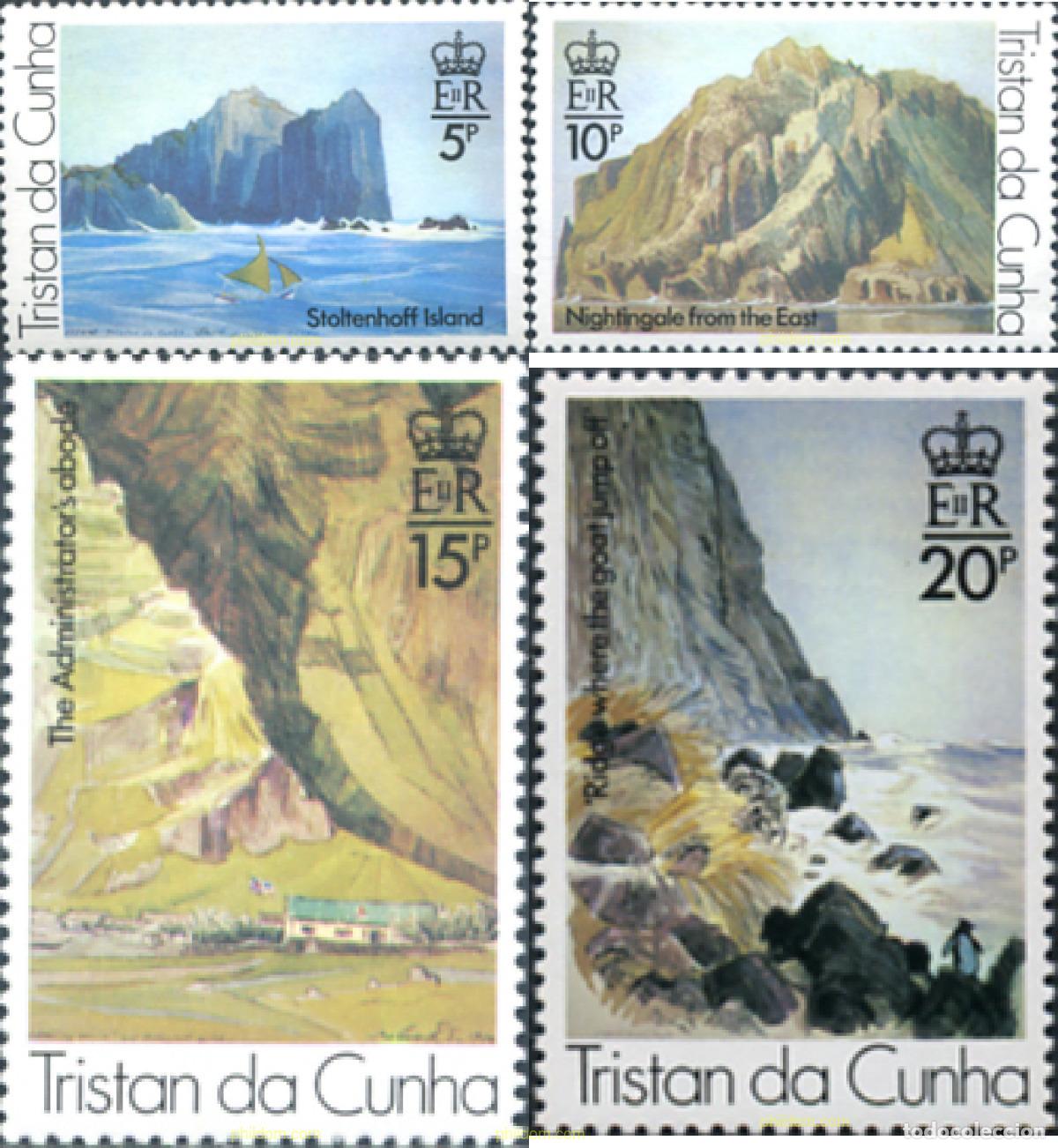 Sellos: 104872 MNH TRISTAN DA CUNHA 1980 PAISAJES DE ROLAN SVENSSON