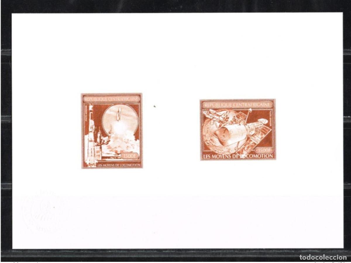 Sellos: Centro Africano 1982 Mi. 832-833 Colectivo Artist Proof Space
