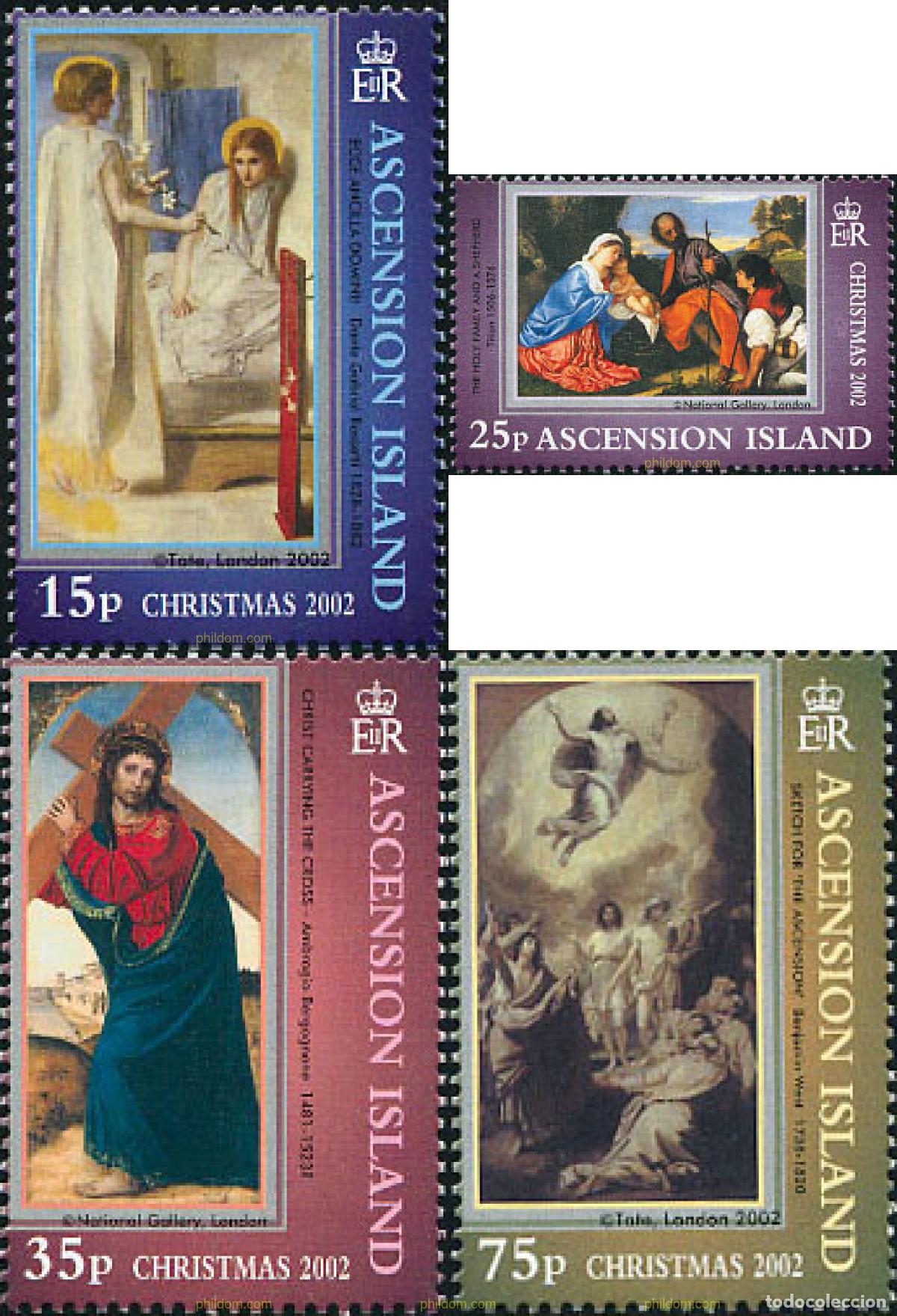 Sellos: 107233 MNH ASCENSION 2002 NAVIDAD