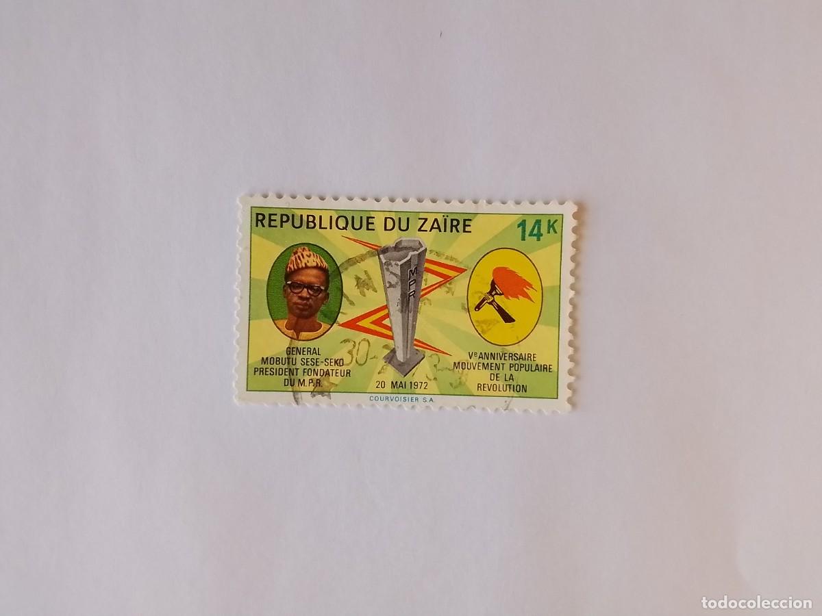 Sellos: A&Ntilde;O 1972 ZAIRE SELLO USADO