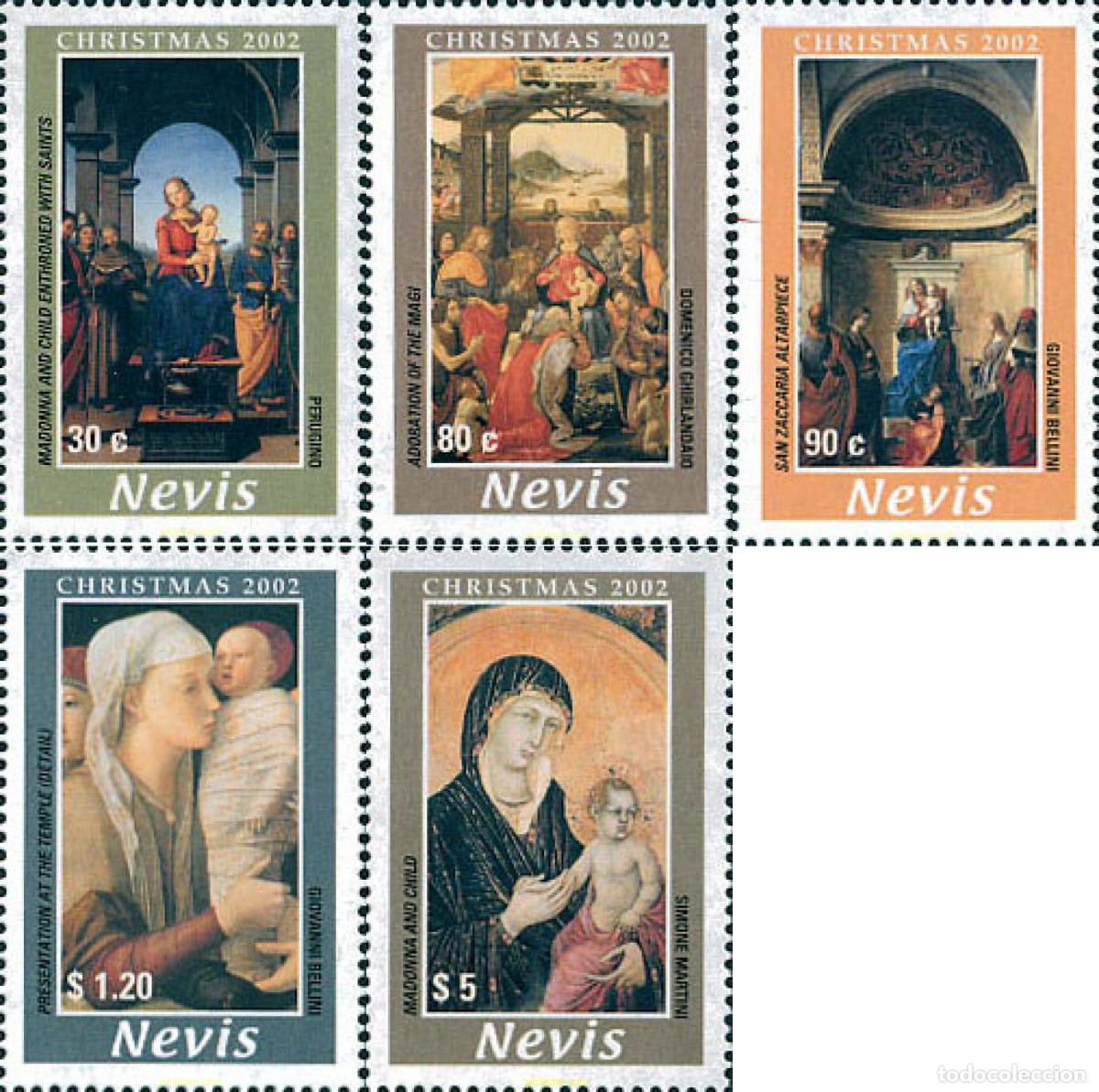 Sellos: 110841 MNH NEVIS 2002 NAVIDAD