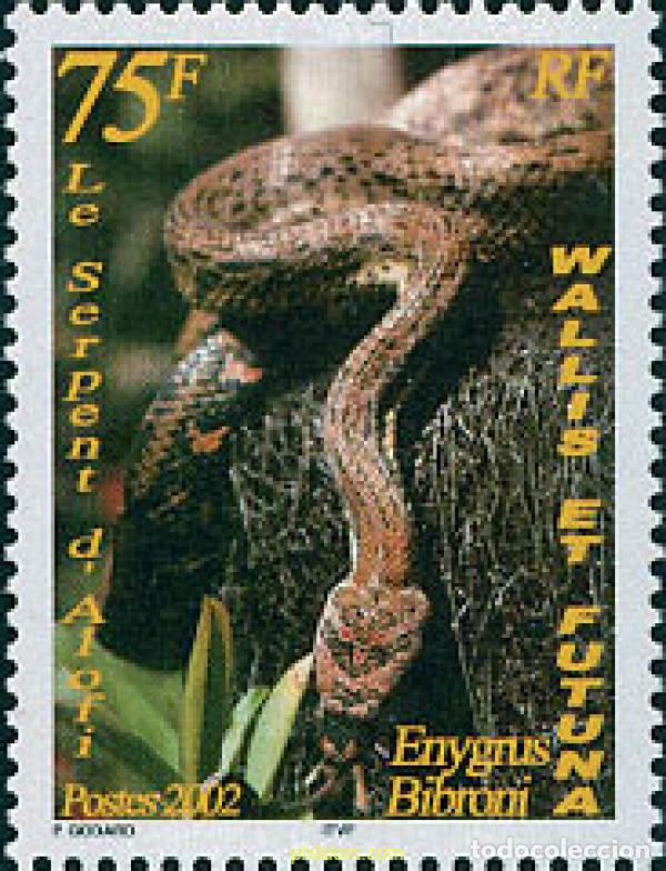 Sellos: 113568 MNH WALLIS Y FUTUNA 2002 LA SERPIENTE DE ALOFI