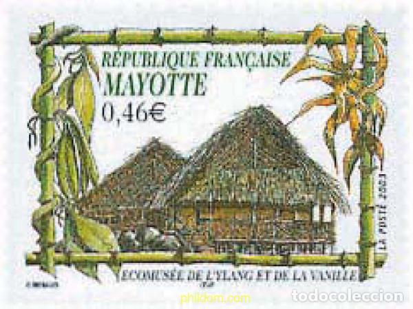 Sellos: 114506 MNH MAYOTTE 2003 MUSEO ECOLOGICO DE YLANG Y DE LA VANILLE