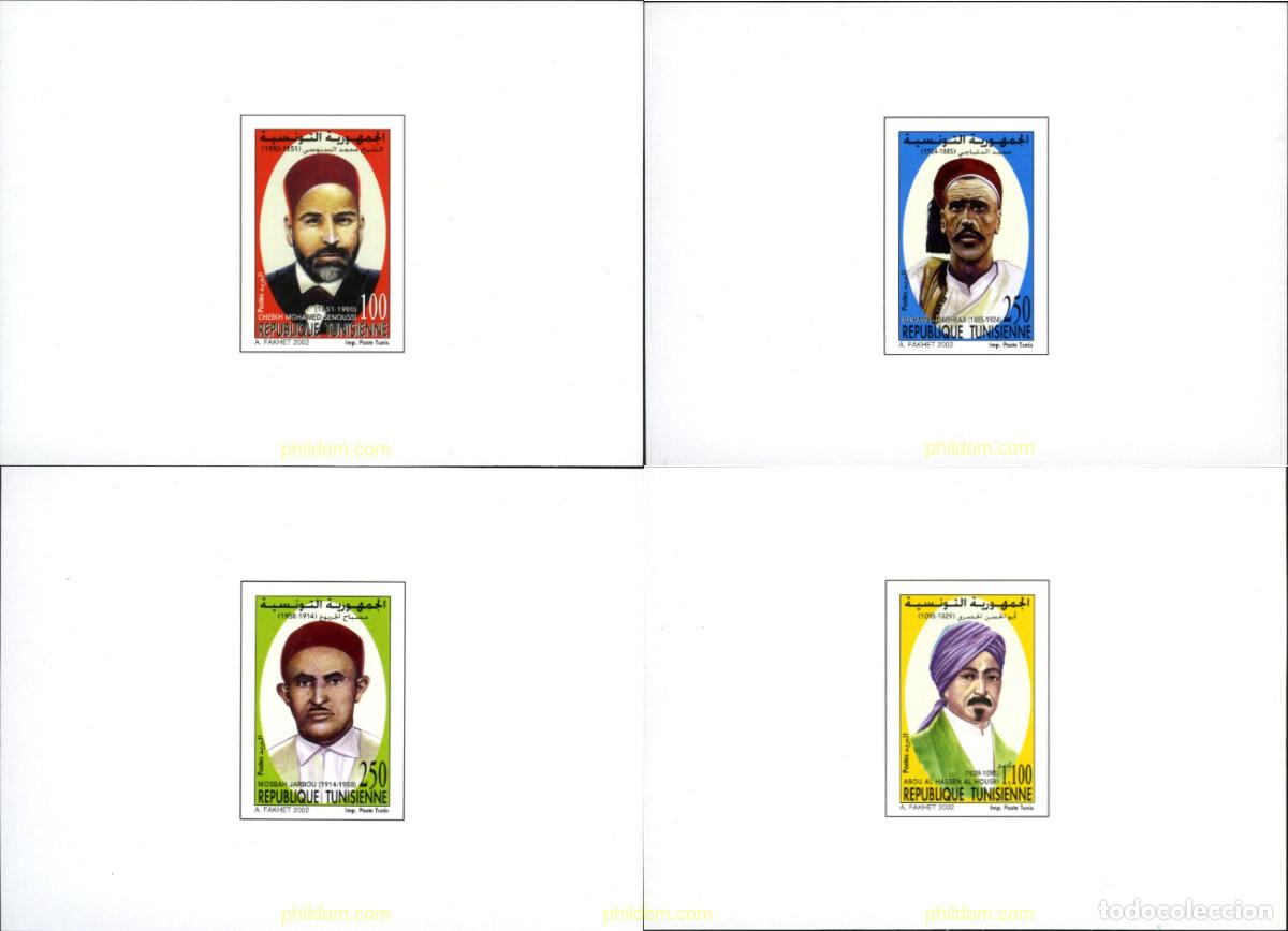 Sellos: 196419 MNH TUNEZ 2002 PERSONAJES