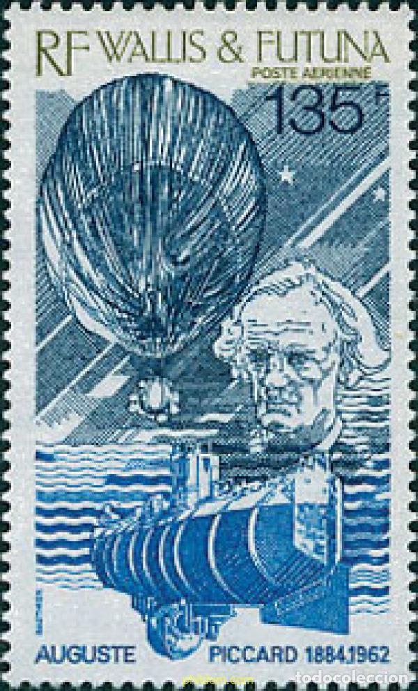 Sellos: 119126 MNH WALLIS Y FUTUNA 1987 25 ANIVERSARIO DE LA MUERTE DE A. PICCARD