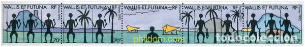 Sellos: 119209 MNH WALLIS Y FUTUNA 1992 VISTAS DE LAS ISLAS