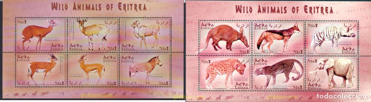 Sellos: 304683 MNH ERITREA 2001 FAUNA