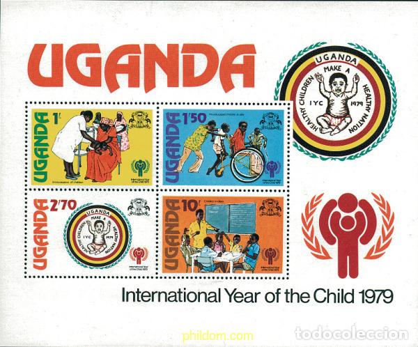 Sellos: 120670 MNH UGANDA 1979 A&Ntilde;O INTERNACIONAL DEL NI&Ntilde;O