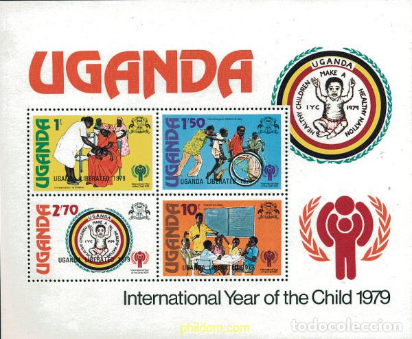 Sellos: 120674 MNH UGANDA 1979 A&Ntilde;O INTERNACIONAL DEL NI&Ntilde;O