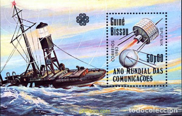 Sellos: 122585 MNH GUINEA BISSAU 1983 A&Ntilde;O INTERNACIONAL DE LAS COMUNICACIONES