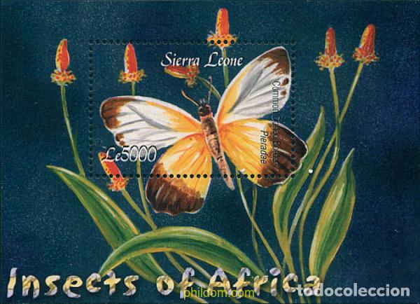 Briefmarken: 123125 MNH SIERRA LEONA 2003 INSECTOS DE AFRICA