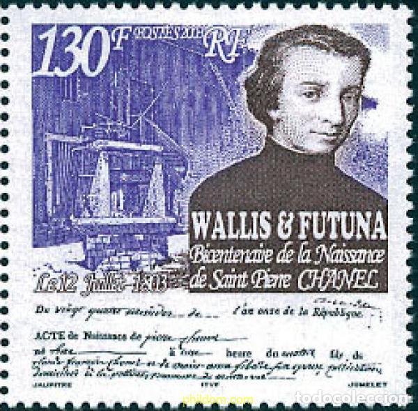 Timbres: 123481 MNH WALLIS Y FUTUNA 2003 2 CENTENARIO DEL NACIMIENTO DEL SANTO PIERRE CHANEL