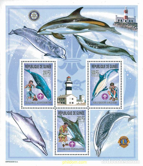 Sellos: 126054 MNH GUINEA 2002 ESCULTISMO Y FAUNA