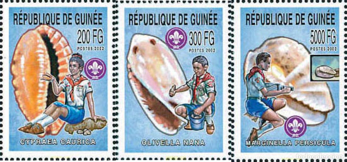 Sellos: 126057 MNH GUINEA 2002 ESCULTISMO Y FAUNA