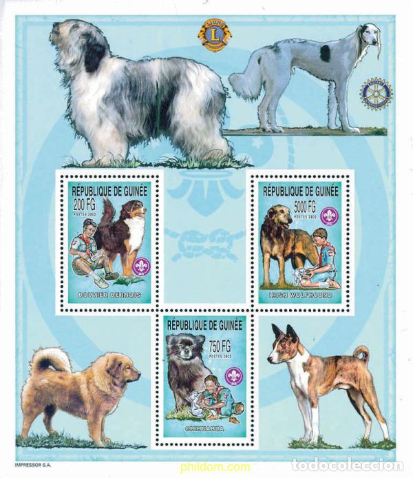 Sellos: 228081 MNH GUINEA 2002 ESCULTISMO Y FAUNA