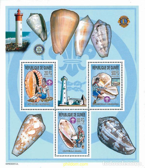 Sellos: 276899 MNH GUINEA 2002 ESCULTISMO Y FAUNA