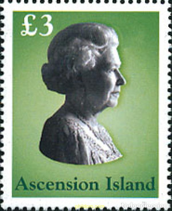 Sellos: 126657 MNH ASCENSION 2003 NUEVO BUSTO DE LA REINA